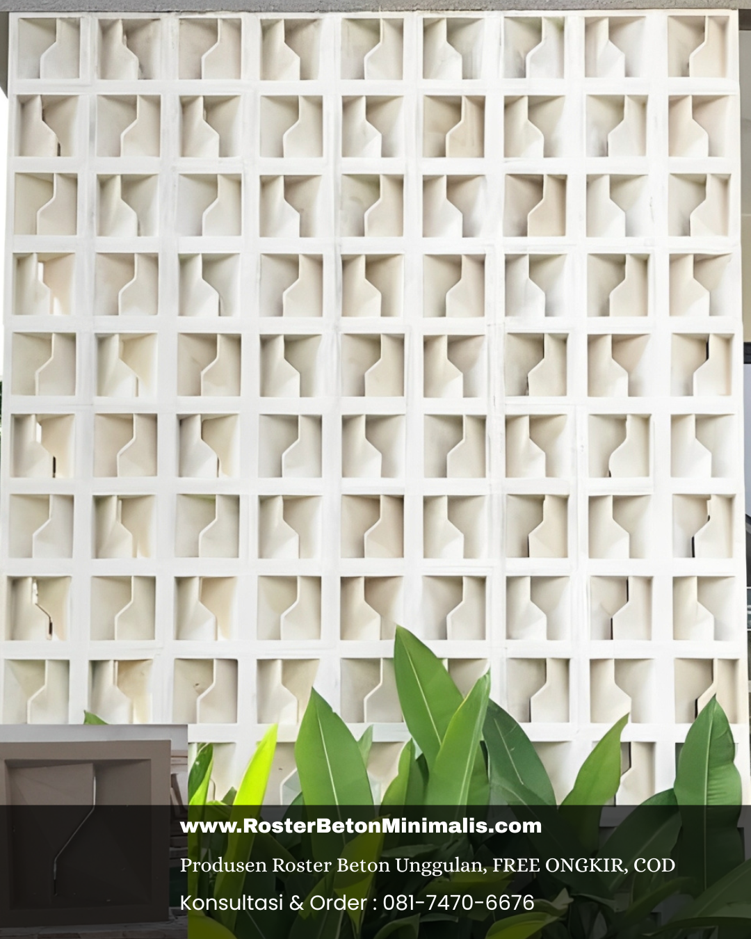 Berbagai macam motif roster beton yang tersedia di RosterBetonMinimalis.com