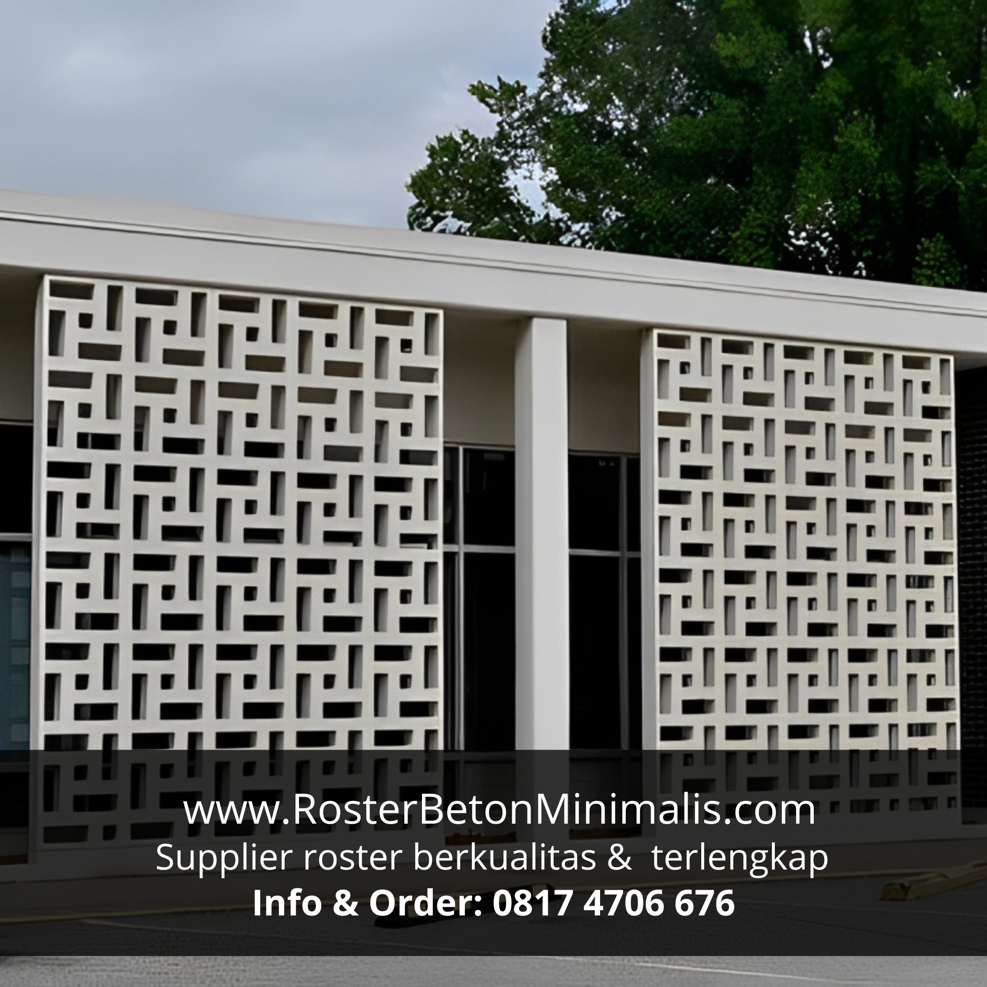 Gudang RosterBetonMinimalis.com dengan stok 80+ motif siap kirim ke Bondowoso