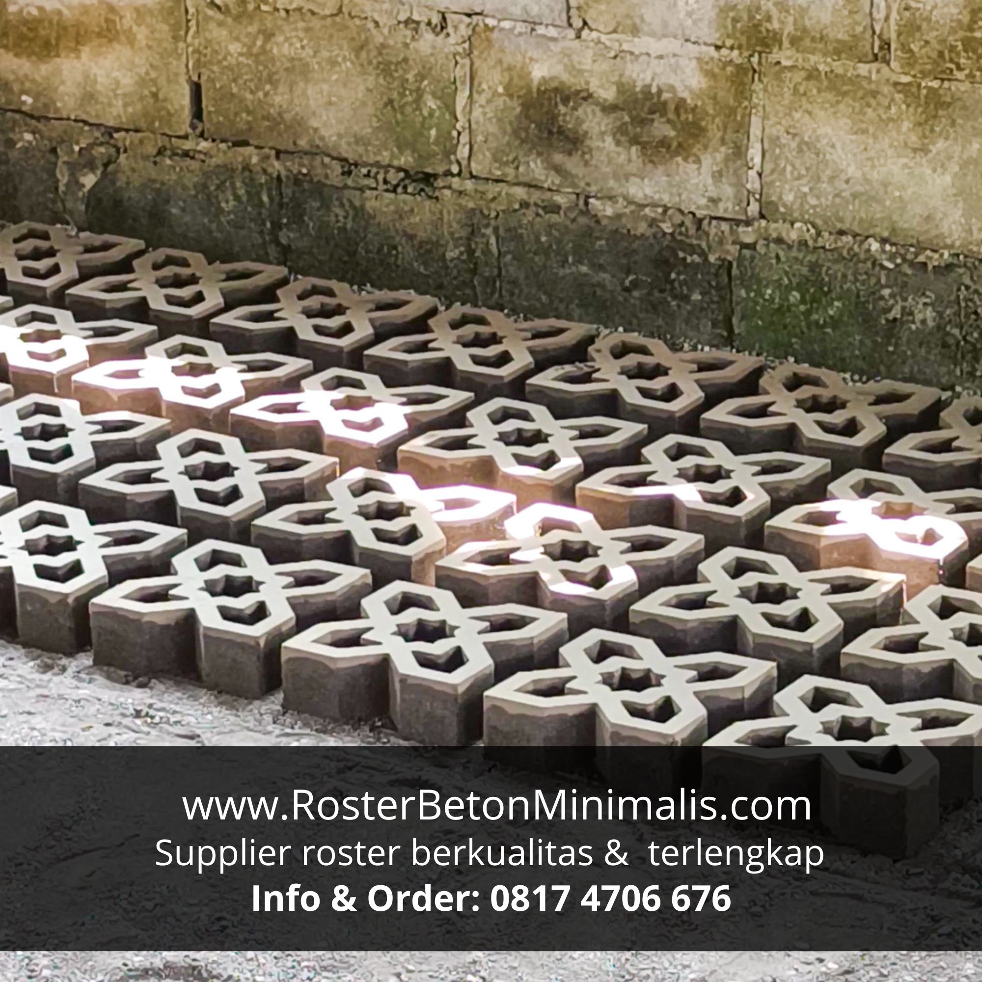 Layanan custom desain roster beton untuk proyek perkantoran di Denpasar.