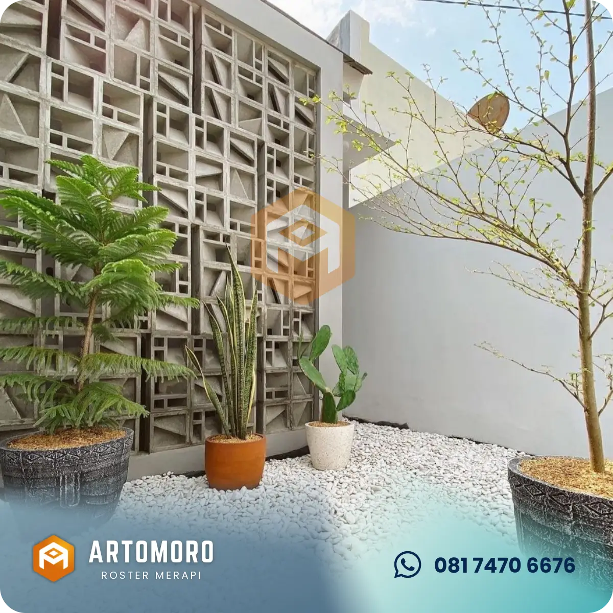 Produksi roster beton kualitas premium yang tahan cuaca pesisir Gresik