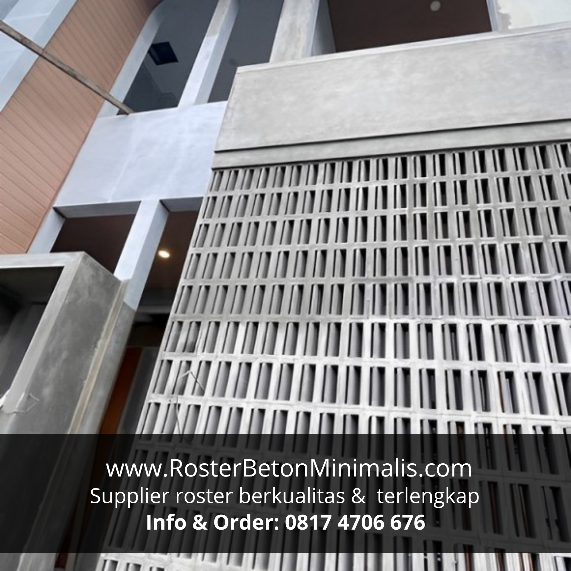 Roster beton sebagai solusi ventilasi anti debu di Kota Angin Probolinggo